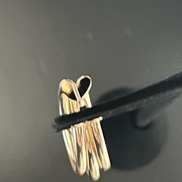 NWOT-Gold Filled Triple Hoop Earrings – Classic Everyday Style - Picture 3 of 3